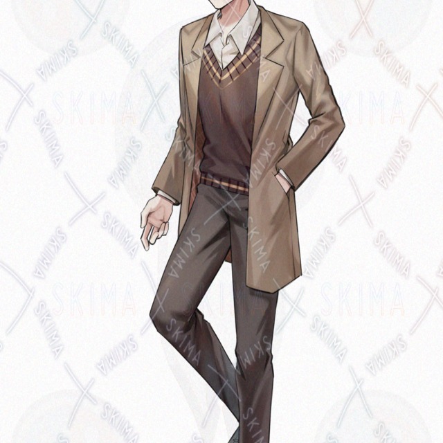 【表情差分６】秋服男子の商品画像8枚目