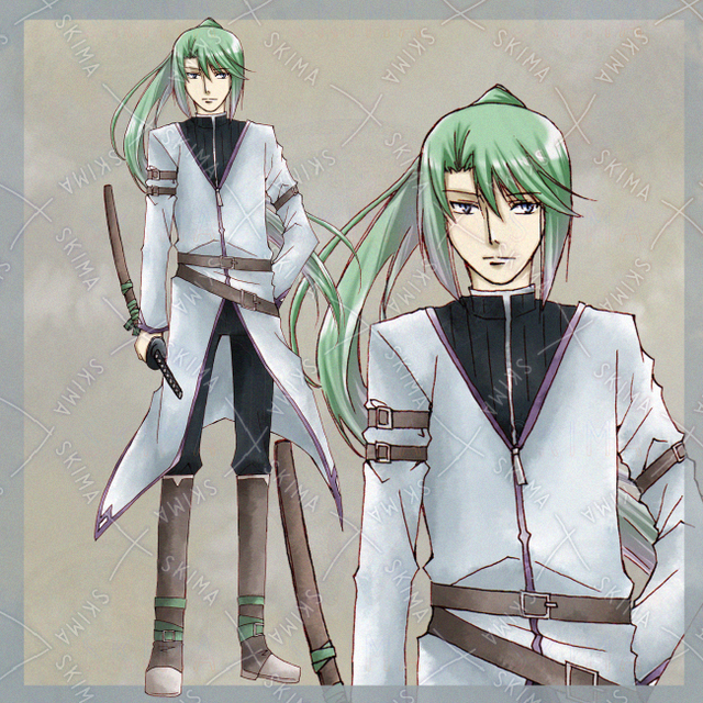 【開設記念価格】Adopt　緑髪男性