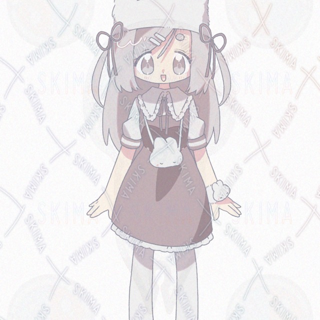 表情差分10種】Adopt【ロング/女の子/うさぎ/白/ツインテ】Adopt 상품 이미지 3번째