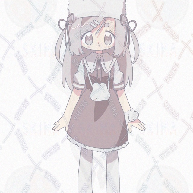 表情差分10種】Adopt【ロング/女の子/うさぎ/白/ツインテ】Adopt 상품 이미지 7번째