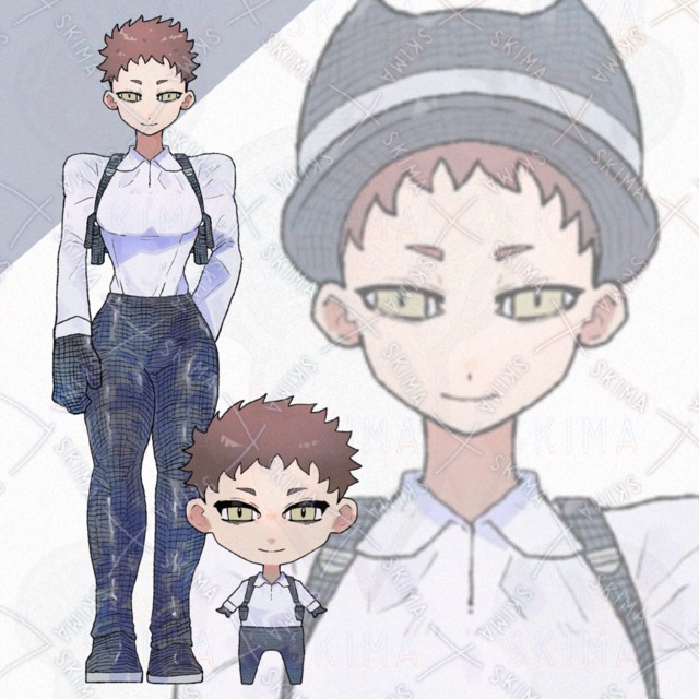 【表情差分4種ミニキャラおまけ付】女性探偵系