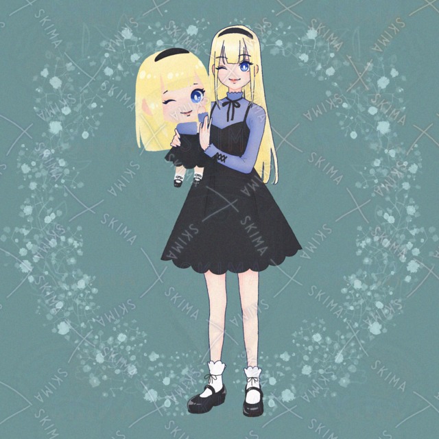 女の子とぬい