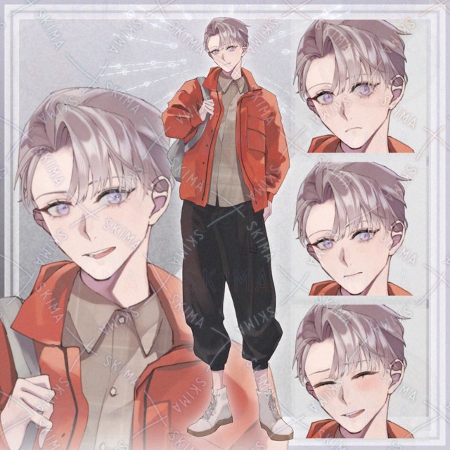 【差分有】男性キャラクターの立ち絵