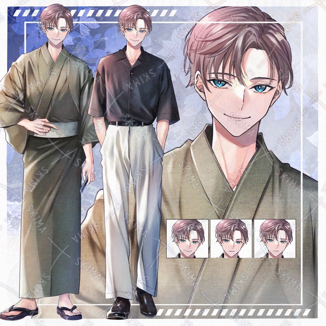 【adopt】私服／和服の男性