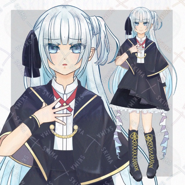 制服少女【表情3種】