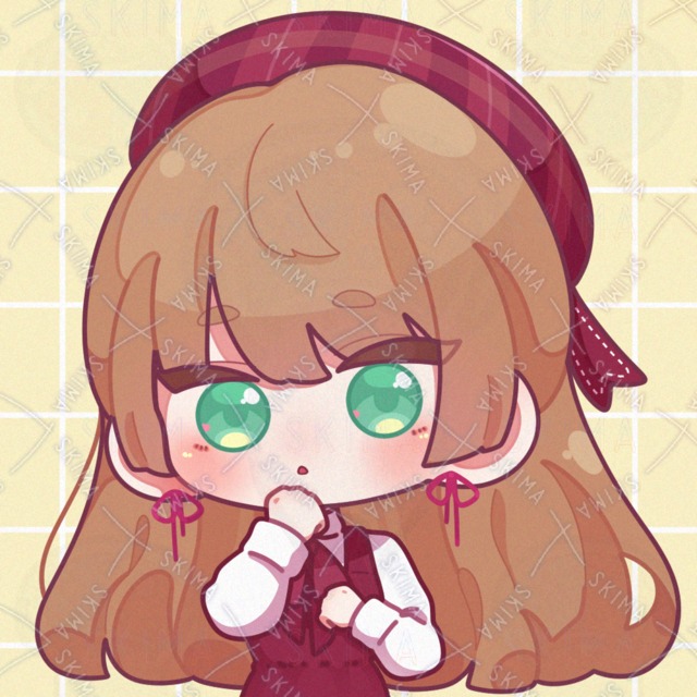 SNSアイコン　秋っぽい女の子