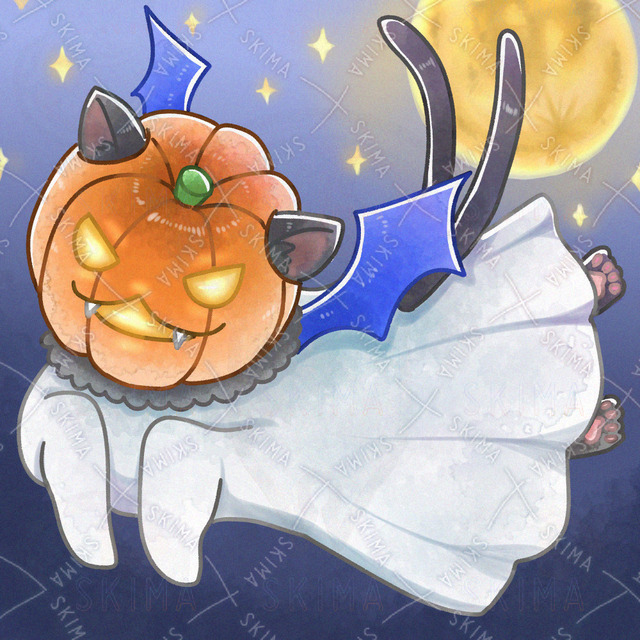 ハロウィン猫