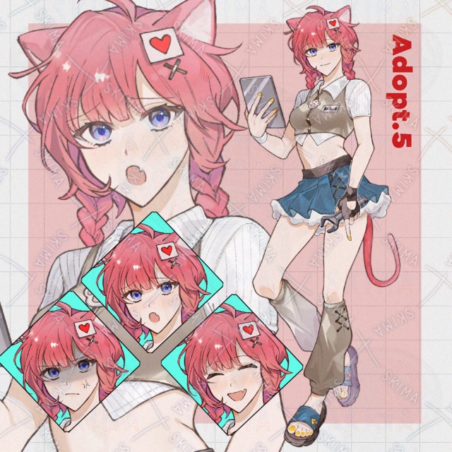 adopt 整備士【表情5種類】