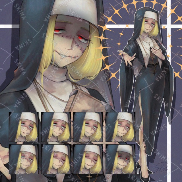 【表情8種+α】ゾンビシスター
