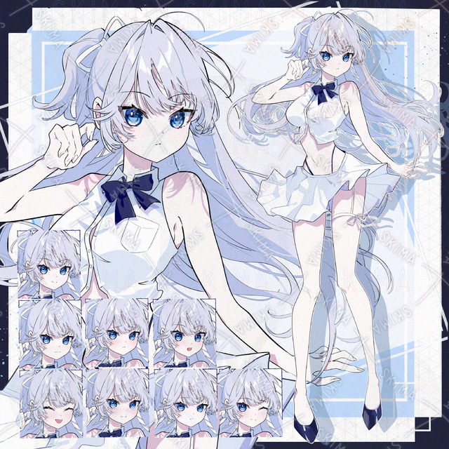 白い服の子