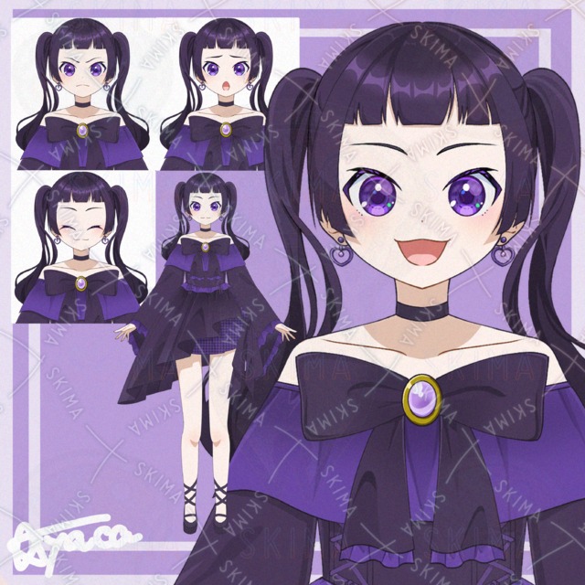 【初心者向け】IRIAM立ち絵（表情差分あり）