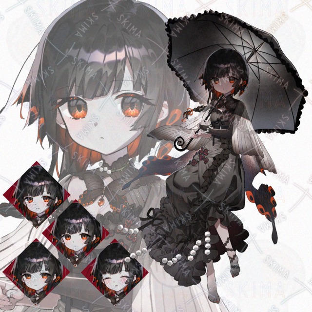 欠けた蝶＜クロアゲハ＞