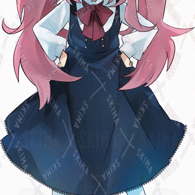 ピンク色の髪の女の子の商品画像6枚目