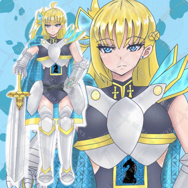 【表情差分 8種類】女聖騎士