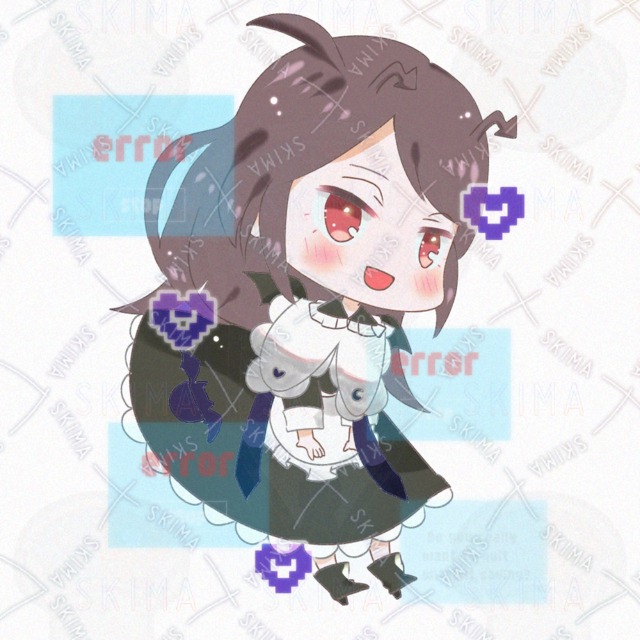 시스템 오류 악마【표정 차이 6종】표정 차이 상품 이미지 3번째