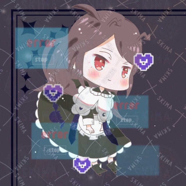 시스템 오류 악마【표정 차이 6종】표정 차이 상품 이미지 8번째