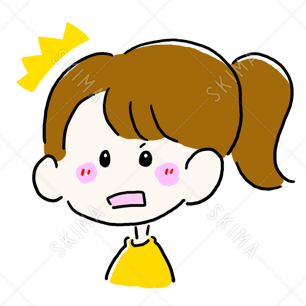 ゆるい ポニーテールの女の子 スキマ スキルのオーダーメイドマーケット Skima