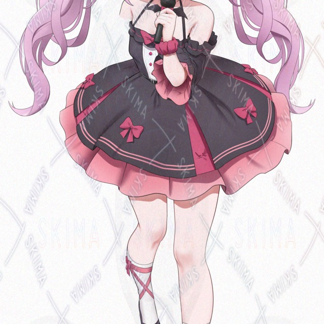 분홍색 머리 트윈테일 악마 아이돌 아이돌 [표정 차이 5종, 장식&팔 차이, SD 포함] [SD포함 상품 이미지 7번째