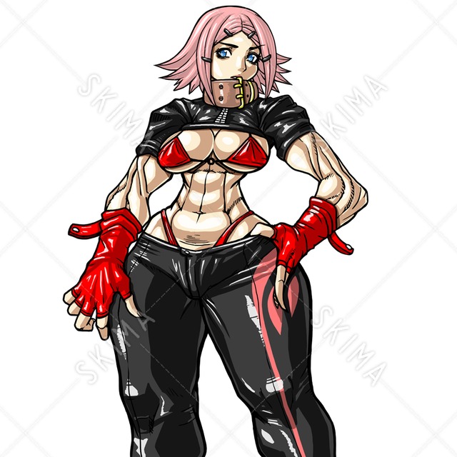 【立ち絵】肉弾戦が得意な女性