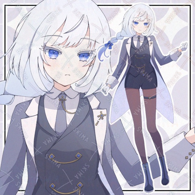 【表情9種】クール系な人【adopt】