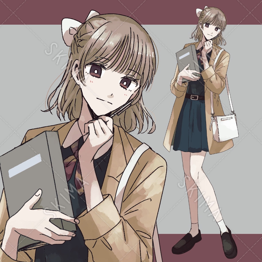 ハーフアップの女性立ち絵 スキマ スキルのオーダーメイドマーケット Skima ハーフアップの女性立ち絵 スキマ スキルのオーダーメイドマーケット Skima