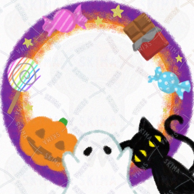 【ハロウィン限定】アイコンリング【クレヨン】