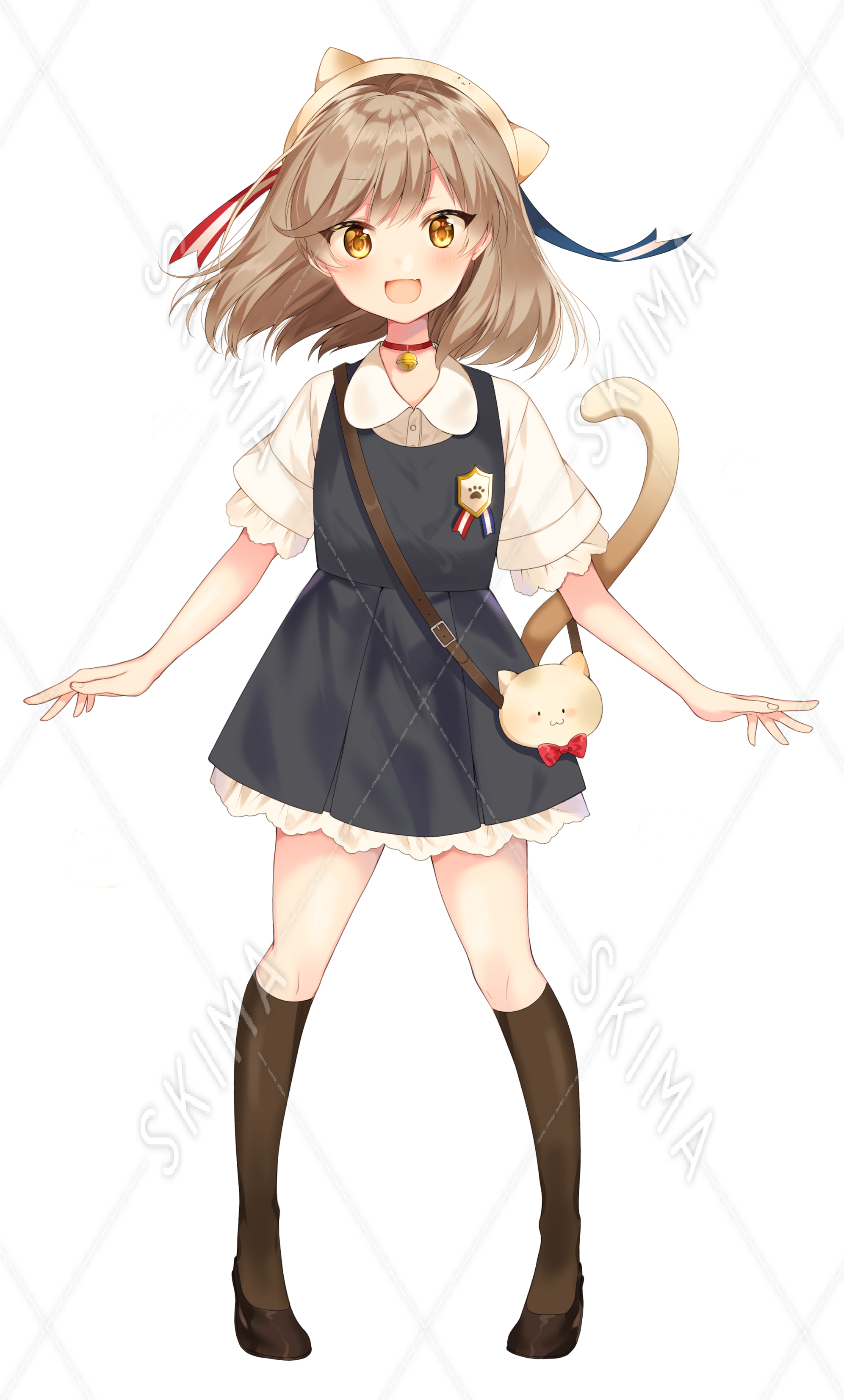 にゃんこ女の子 立ち絵 スキマ スキルのオーダーメイドマーケット Skima