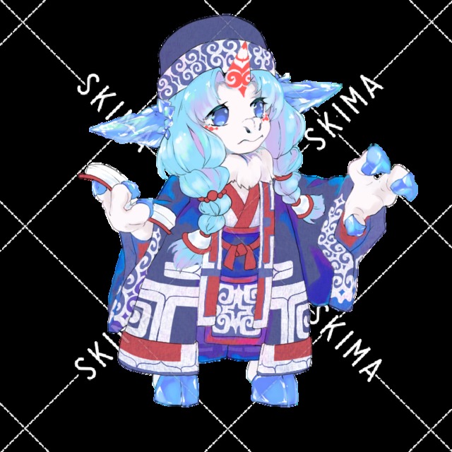 雪国民族衣装のけも女の子 スキマ スキルのオーダーメイドマーケット Skima