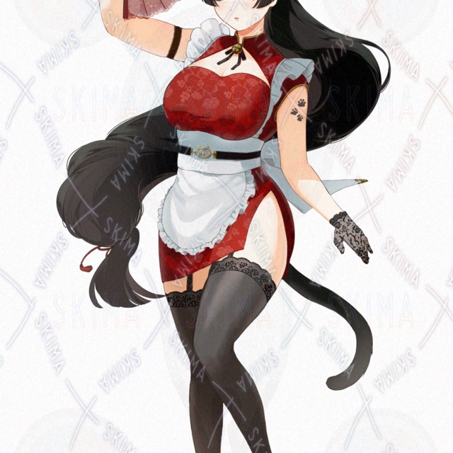 Image 8 of Cat ear china maid girl