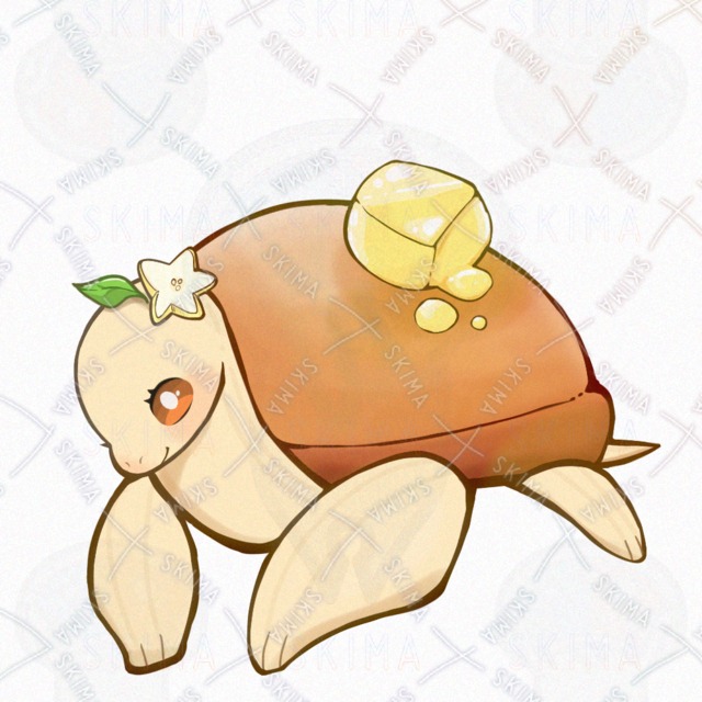 かめパンケーキ(背景透明あり)の商品画像2枚目