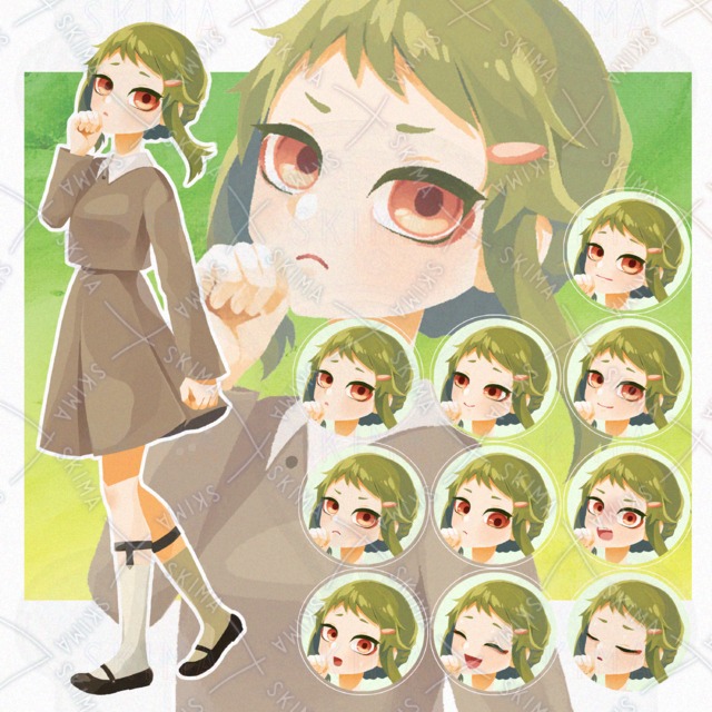 【表情10種】私立風女学生【Adopt01】