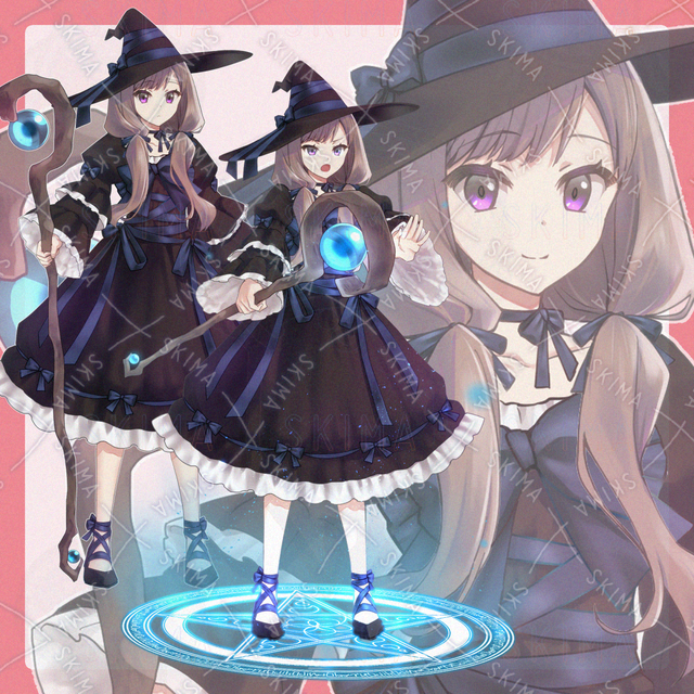 リボンの魔女 表情10種+ポーズ2種