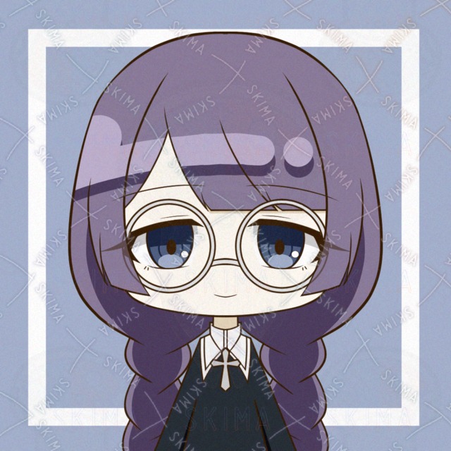 【SNSアイコン】眼鏡少女