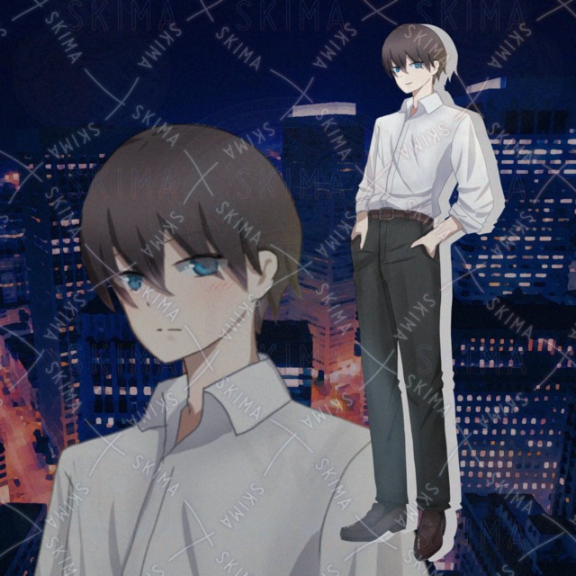 【差分8種】シャツとスラックスのお兄さん