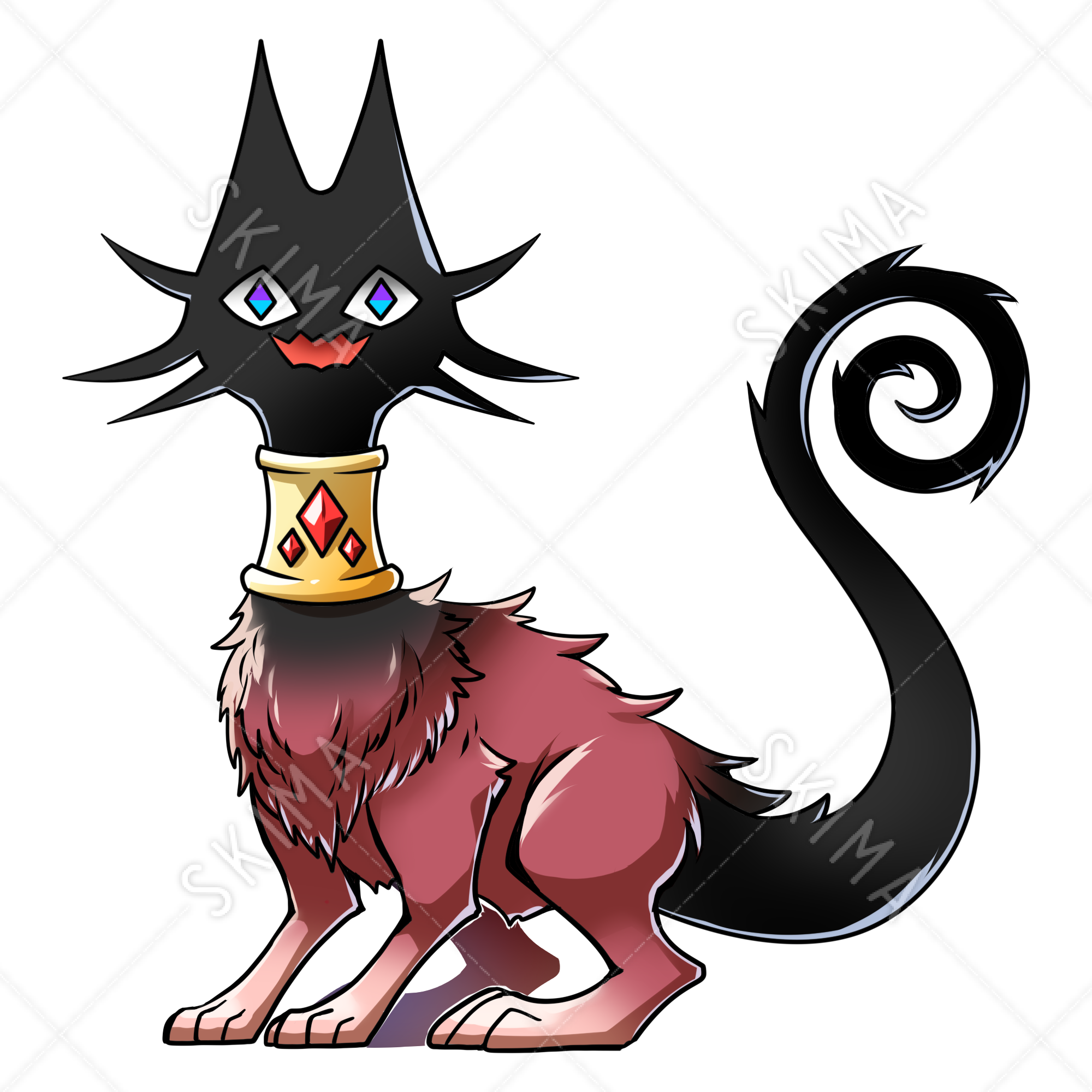 値下げしました 猫型モンスター スキマ スキルのオーダーメイドマーケット Skima