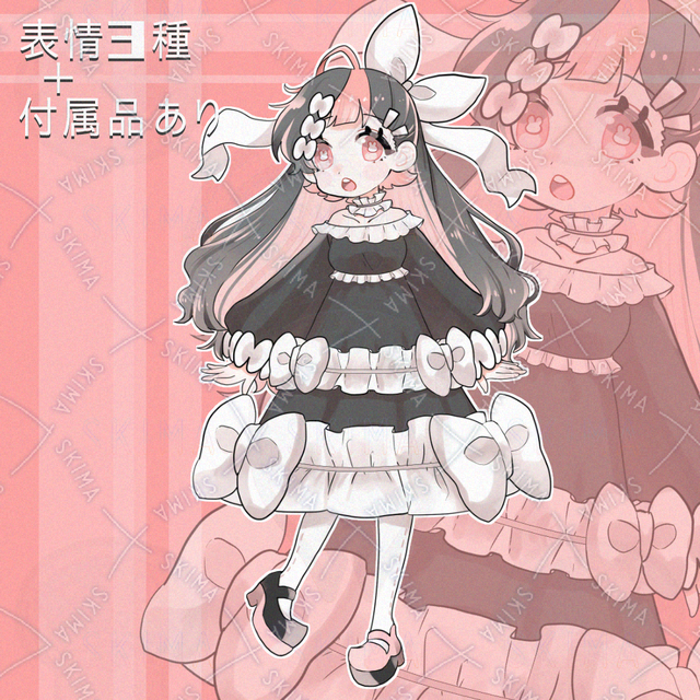 ロリータちゃん　表情3種＋付属アイテム