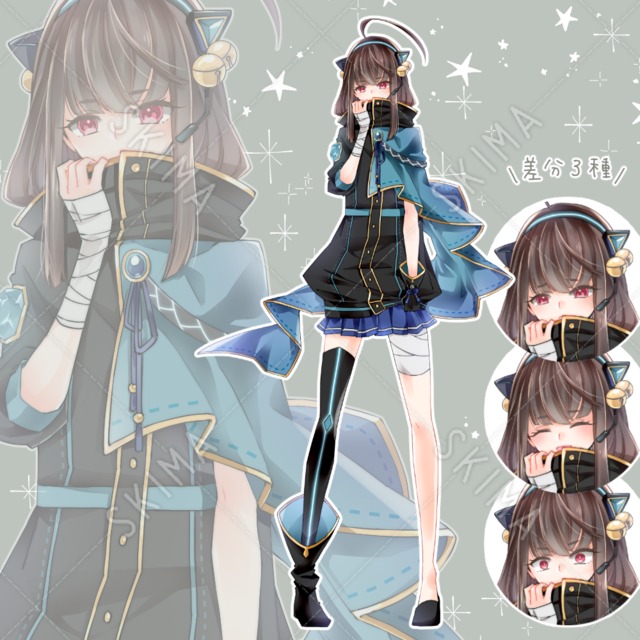 猫耳サイバー系女子