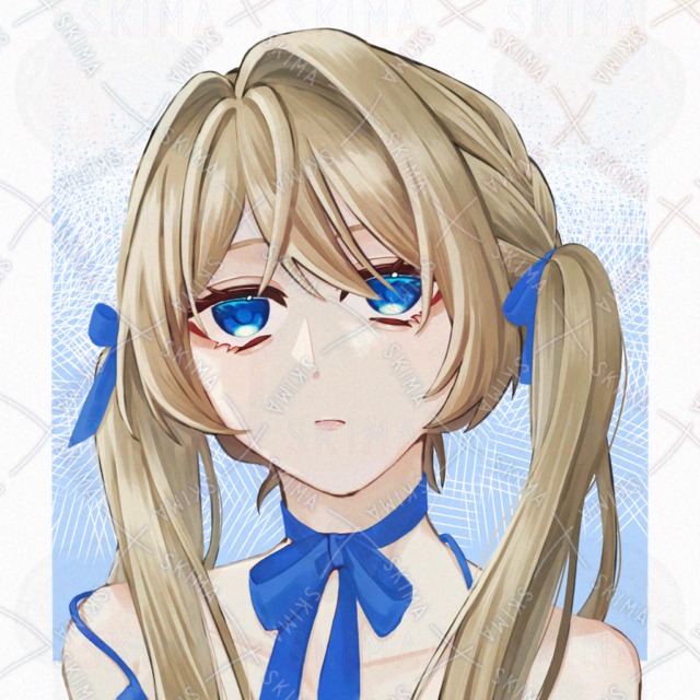 金髪碧眼の女の子【透過あり】