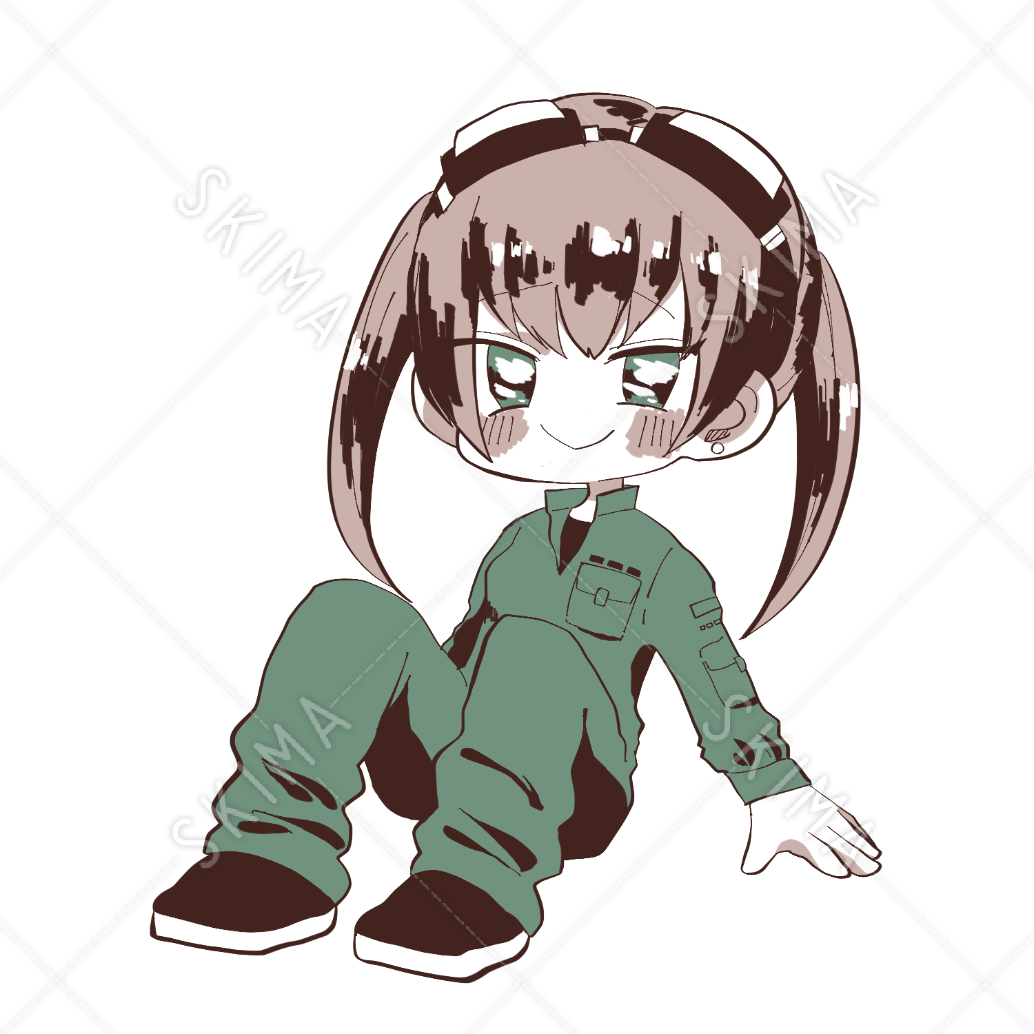 女の子立ち絵 表情差分5種セット スキマ スキルのオーダーメイドマーケット Skima