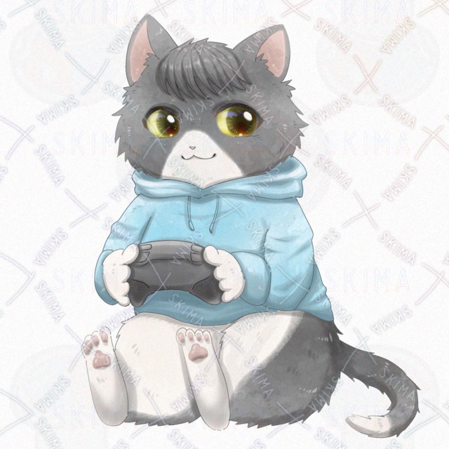 Image 2 of gamer cat