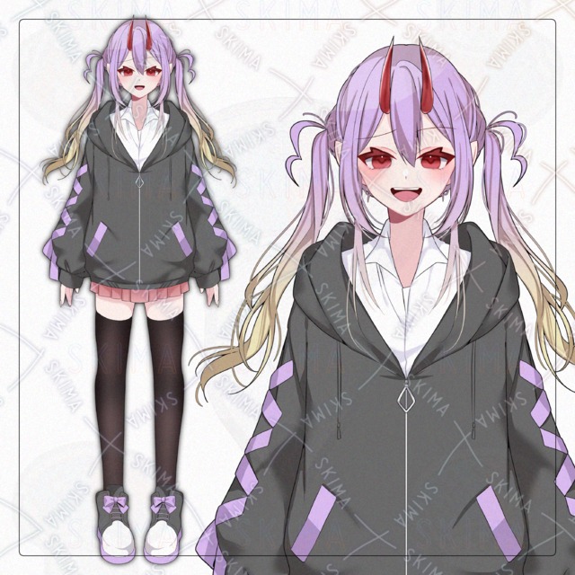 ▍IRIAM立ち絵　‐　ギャル系人外っ娘