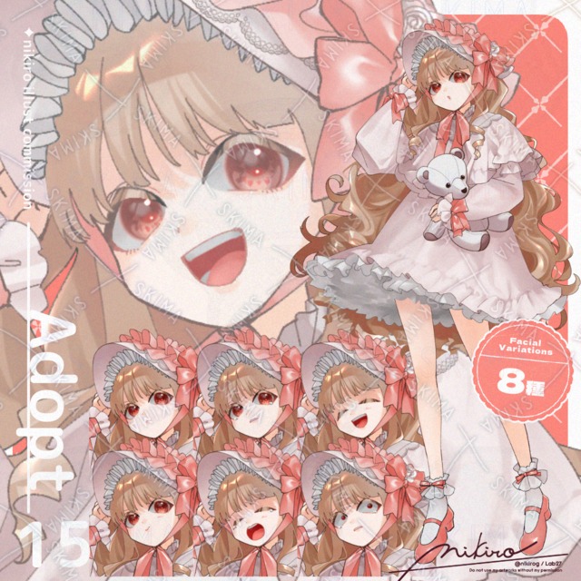 【Adopt】ピンクロリータ｜差分8種