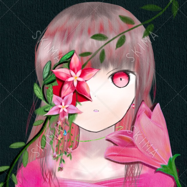 SNSアイコン(華を見た)