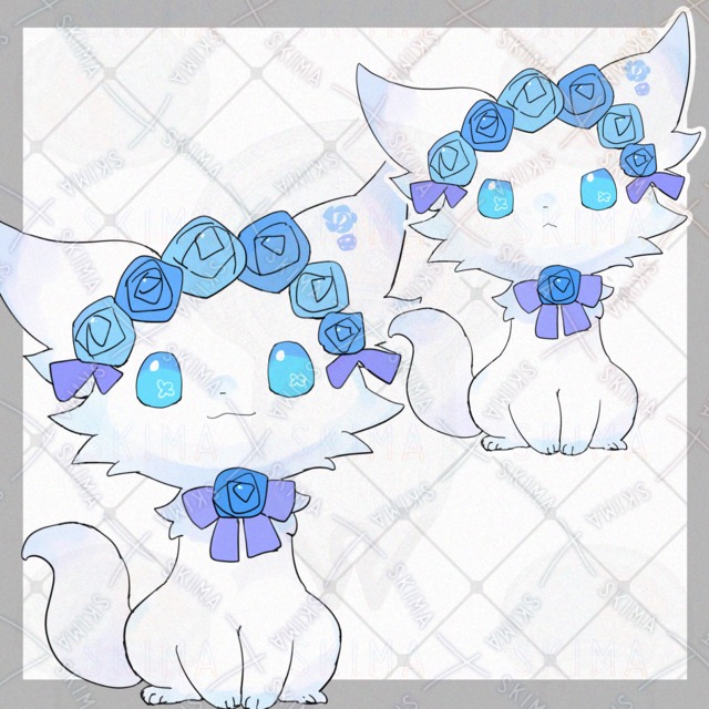 薔薇の狐【表情8種類】