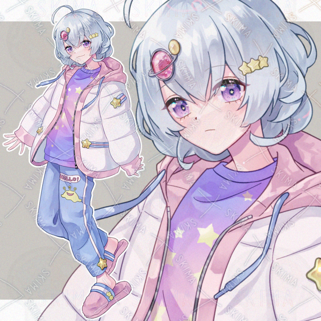 ゆめ色宇宙っ子/表情8種【adopt45】