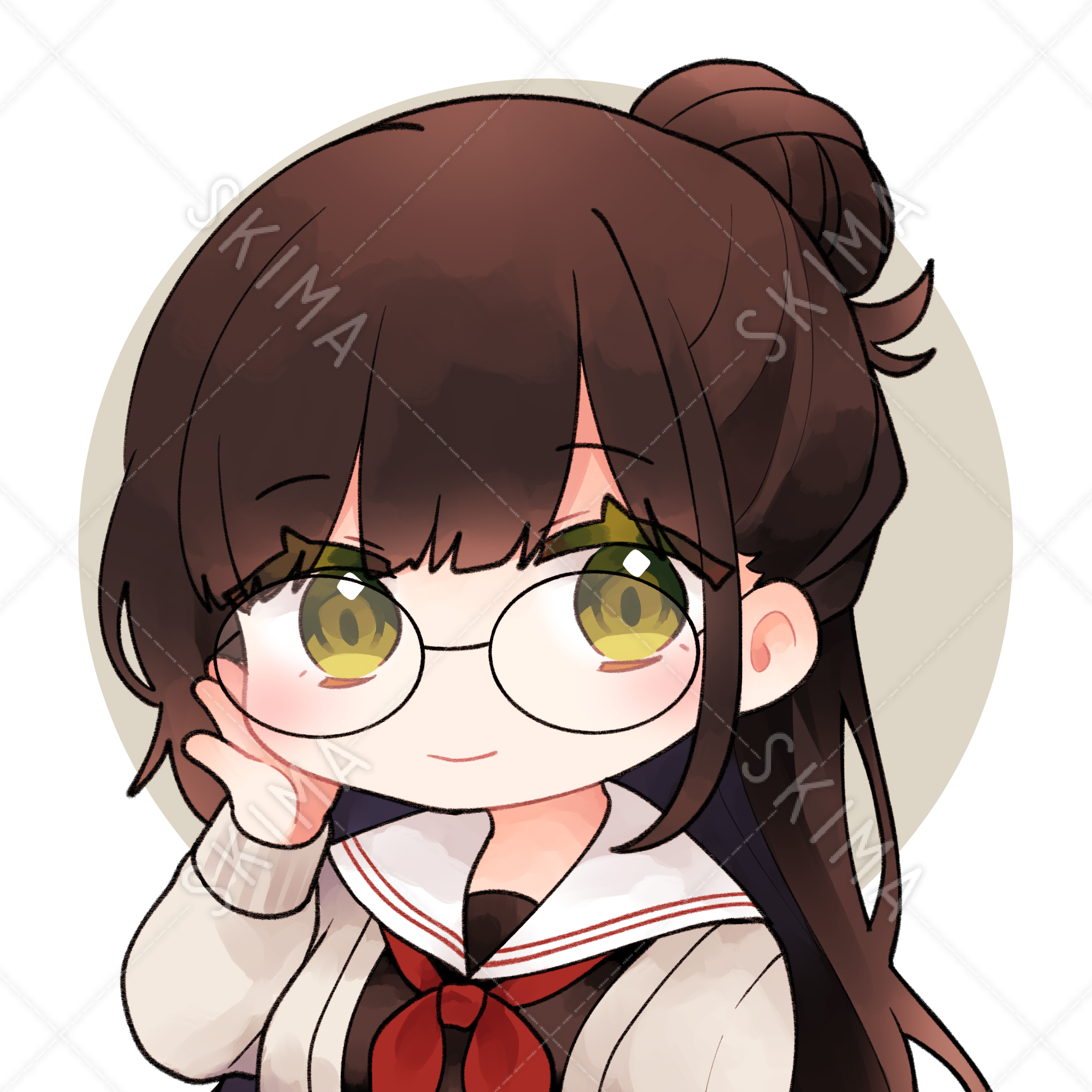 メガネの女の子 スキマ スキルのオーダーメイドマーケット Skima