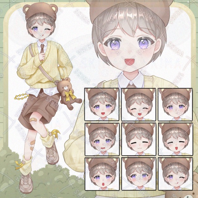 くまさんモチーフの子