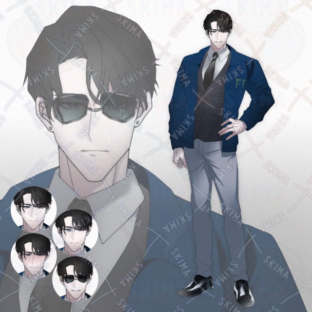 FBIの男性【表情差分7つ】