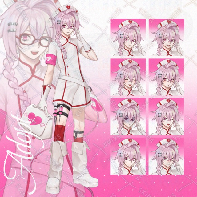 【Adopt 1】表情差分8種＋小物1種