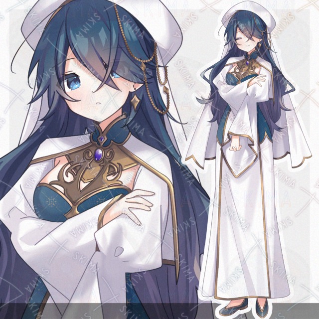 闇を抱えてそうな神官のお姉さん